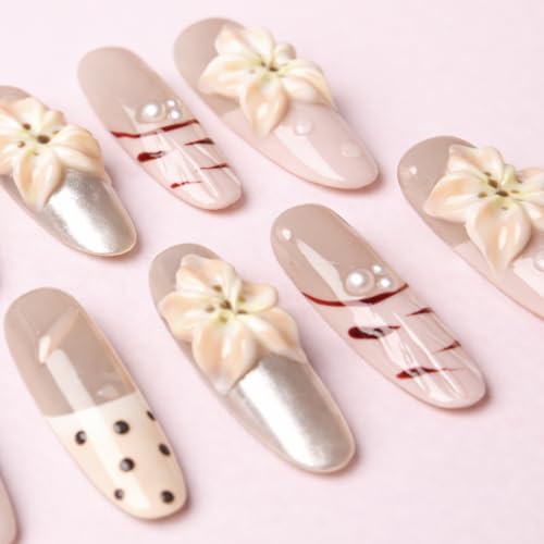 MB Beauty Press-On Nails Dolce Fleur, M – vue 3