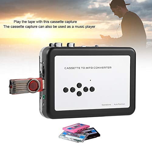 Draagbare cassettespelers en -recorders, Pocket Cassette naar MP3-converter USB-flashstation Capture Audio Music Player, Mini Music Player Walkman met 1 Paif hoofdtelefoon - Image 5