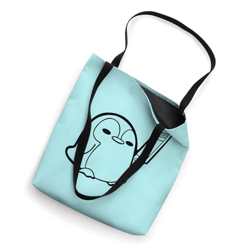 Bolsa Tote con diseño de pingüino kawaii miniatura 2