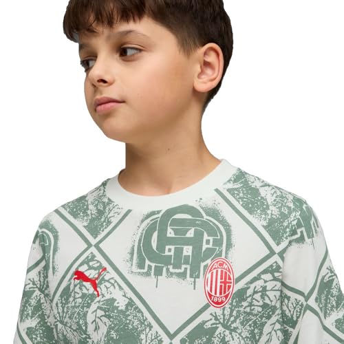 PUMA T shirtà imprimés ftblCulture AC Milan Enfant et Adolescent Accessoires 11 12Y - vue 6