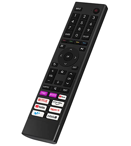 VINABTY Replaced Remote Fit for ERF3D80H Hisense TV 43A6BG 43A6CG 43A6DG 43A6DGCH 43A6EG 43A6FG 43A6GG 43A6HG 43A6EGCH 43A6BGTUK 43A6CGTUK 43A6EGTUK 43A6FGTUK 50A6BG 50A6CG 50A6DG 50A6DGCH - Image 2