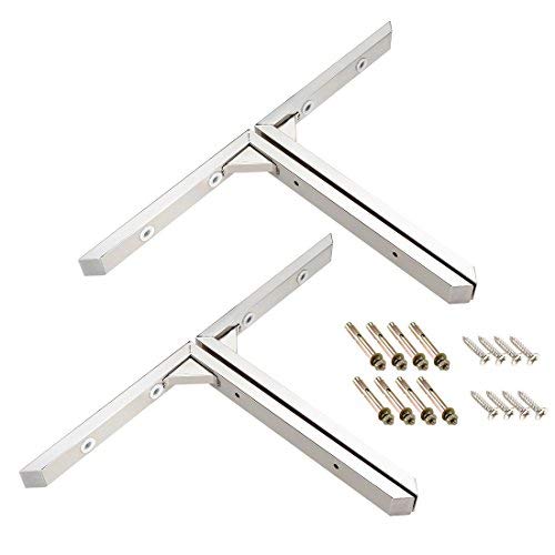 90 Grad L-Form Eckhalterung für Tablet zur Wandmontage, 4 x 10 Zoll