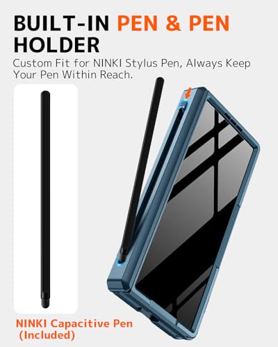 Coque en polycarbonate Galaxy Z Fold 6 avec stylet intégré et rabat - 3