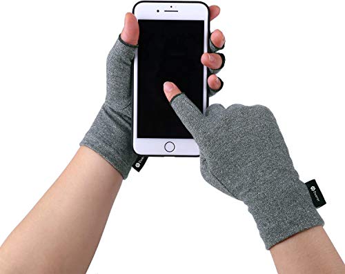 Duerer Arthritis Gloves Women Men, Carpal Tunnel, Rheumatiod, Tendonitis, Fingerless Hand Thumb Compression Gloves