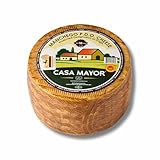 Manchego Cheese Gran Reserva D.O.P – 18 Months Aged Whole Wheel (Approx. 7 lbs) – Spanish Sheep’s Milk Cheese by Casa Mayor