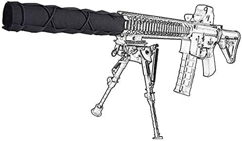 Soppressore Copertura Softair Tattico Militare Tattico Coperchio a sgancio rapido Tiro Silenziatore Protezione deflettore