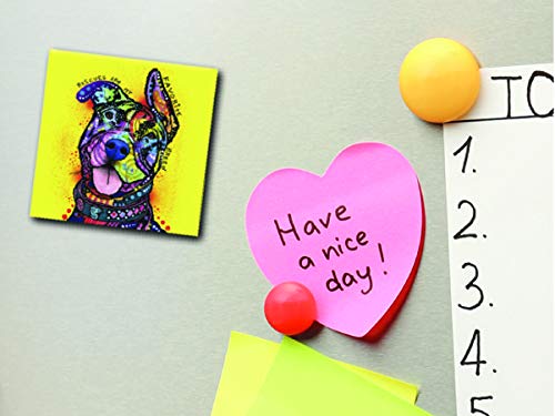 Enjoy It Pet Magnet, Pit Bull Featuring The Pop Art Of Dean Russo - Measures 2.5" #TOP1