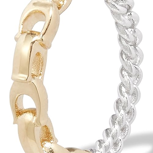 Coach Women's Signature Mixed Hoop Earrings3