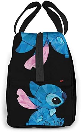 TTmom Lunch Bag Tote Stitch Lunchbox Insulated Lunch Cooler Box Meal Prep Containers for Woman Man Kids