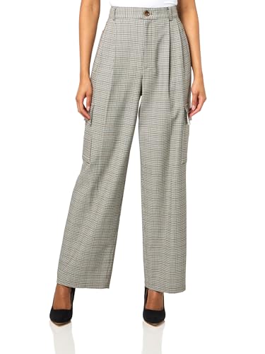 Tommy Hilfiger Women's Printed Houndstooth Cargo Utility Pant