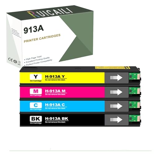 Cartouches d'encre 913 913A pour imprimantes PageWide 377dw 477dw 452dw