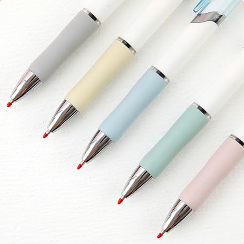 Pack de 5 bolígrafos retráctiles de gel 0.5mm tinta negra miniatura 3