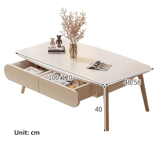 Bout de canapé JATIBOSH avec rangement caché pour optimiser les petits espaces - 7