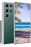 JOCSEN I24 Ultra 5G Unlocked Smartphone,6GB+256GB Fully Unlocked Cell Phone for Android 13, 6.8' HD Screen Battery 6800mAH with Build-in Pen/Face ID/Fingerprint Lock/Dual SIM 5G Phone (Green)