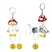 LEGO Minifigures Keychain Light - Mushroom Sprite (KE240H), Extra-Large 2.6 Inch Tall Figure, Easter Basket Stuffer