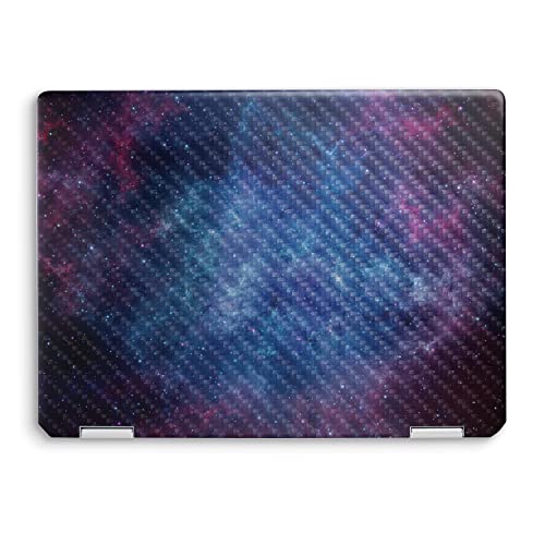 Image of MightySkins Carbon Fiber Skin Compatible with HP Spectre x360 14 inch (2022) Full Wrap Kit - Nebula | Protective, Durable Textured Carbon Fiber Finish | Easy to Apply | Made in The USA