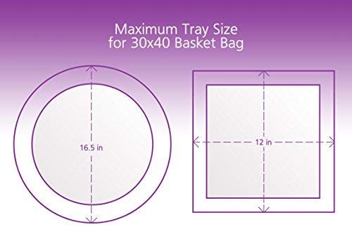 Purple Q Crafts Clear Basket Bags, 5 Pack Large Clear Cellophane Wrap For Baskets & Gifts 30"X 40" 1.5 Mil Thick (5) #TOP2