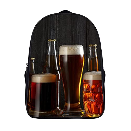 Sac a dos biere 3D cool cartable tendance de 40cm pour se demarquer au college