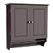 go2buy Wall Mounted Medicine Cabinet Kitchen/Bathroom Wooden Hanging Storage Organizer, Espresso