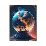 【Décoration Parfaite】 : Facile à accrocher où vous le souhaitez : salon, chambre, cuisine, bureau, hôtel, restaurant, salle de bain, bar, etc. Cette magnifique tenture murale attirera tous les regards et fera un cadeau idéal.