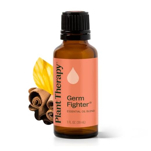 Plant Therapy Germ Fighter Essential Oil Blend 100% Pure, Undiluted, Natural Aromatherapy, Therapeutic Grade 30 mL (1 oz)