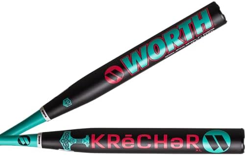 Worth Ryan Harvey Krecher XL 13.5" USA/ASA Slowpitch Bat, 34x27oz