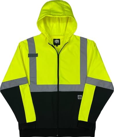 Buffalo Outdoors® Workwear Class 2 Hi Vis Safety Softshell Jacket