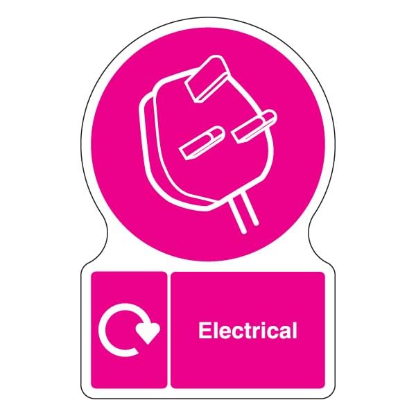 Panneau de sécurité électrique pour local technique V Safety Shaped WRAP alu
