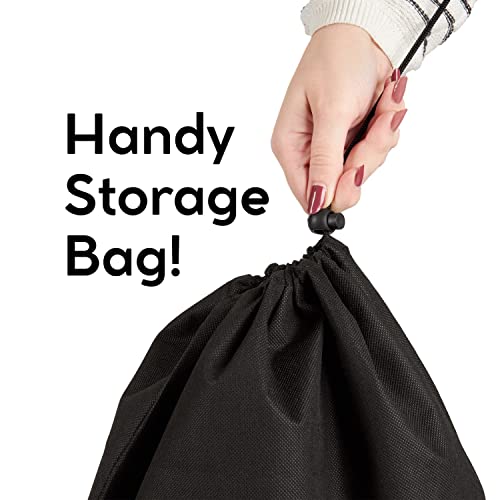 Family Croquet – Family-Sized/Travel Croquet Set With Drawstring Bag – Backyard Lawn Game For 6-Players – (6) 26" Mallets, 6 Colored Balls, 9 Wickets, & 2 Stakes – Indoor/Outdoor Yard & Party Game #TOP4