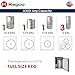 Kegco 3PK309SS-2 24″ Dual-Tap Stainless Steel Digital Kegerator – Deep Chill Function, Converts to Fridge