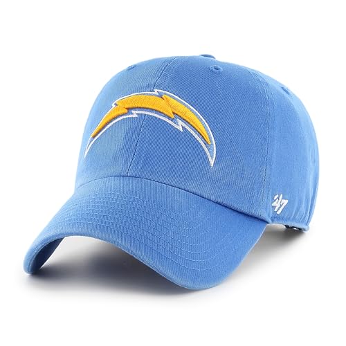 Casquette LA Chargers 47 Clean Up bleue réglable taille unique pour adulte
