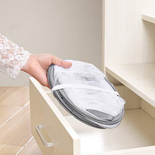 DOITOOL Rede de prateleira de secagem retangular de camada dupla Rede dobrável Rede para cesto de ro