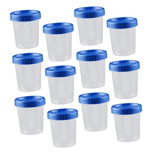 Tazas medidoras graduadas para análisis y organización de muestras en laboratorio