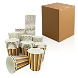 【ケース販売】 まとめ買い サンナップ ストライプカップ 140ml 3000個入 ストライプ模様が特徴 紙コップ 使い捨て イベント 大人数 普段使い