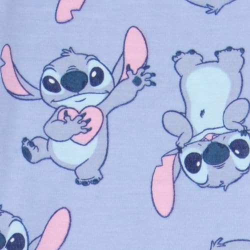 Image of Disney Lilo & Stitch Girls 2-Piece Set - Short Sleeve Graphic Print Tie Front T-Shirt and Leggings 2-Pack Bundle for Kids