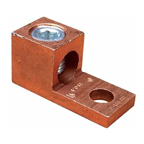 Morris 90560 Extruded Style Mechanical Connector Type 1 Conductor Copper Wire Range, 5-Pack