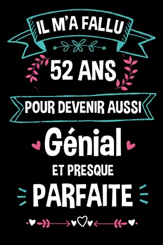 52 Ans Anniversaire Pour Femme Homme Der Beste Preis Amazon In Savemoney Es