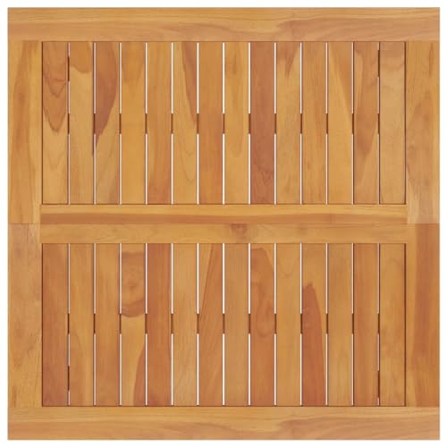 Mesa Batavia 85 x 85 x 75 cm, madera maciza de teca, mesa de exterior rectangular 7