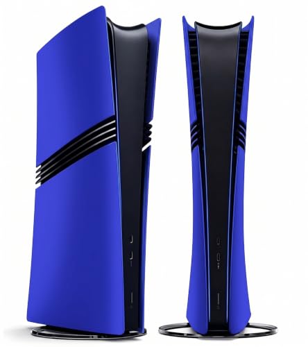 arVin Faceplate for PS5 Pro Digital Edition, ABS Hard Anti-Scratch Dustproof Protective Face Plate Replacement Shell Skin Cover Plates for PlayStation 5 Pro Digital Console 2024 Version, Blue