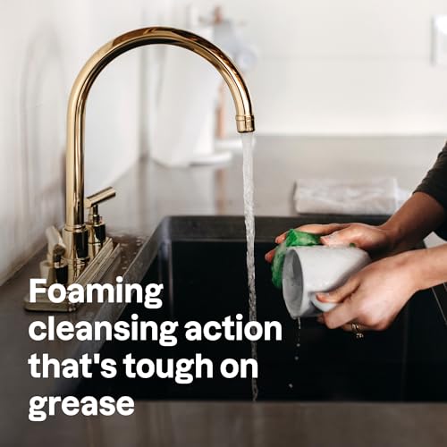 Image of ATTITUDE Dish Soap, EWG Verified, Plant and Mineral-Based Ingredients, Vegan and Cruelty-free Household Products, Geranium and Lemongrass, 67.6 Fl Oz