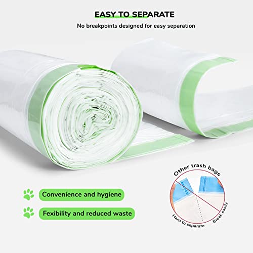 Bilibara Litter Box Liner Bag With Drawstring, 65 Pack - Litter Bags Compatible With Cat Litter Robot 4 And 3, Durable Disposable Waste Bags, For 9 Gallons Home/Kitchen Trash Cans, Storage Of Goods #TOP4