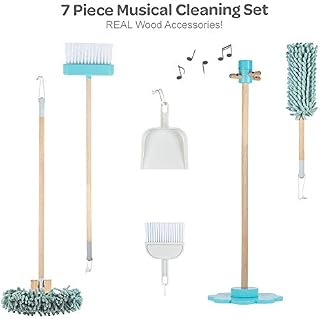 Adora Pretend Play Musical Cleaning Set, 7 Pieces, Educational Toy for Kids