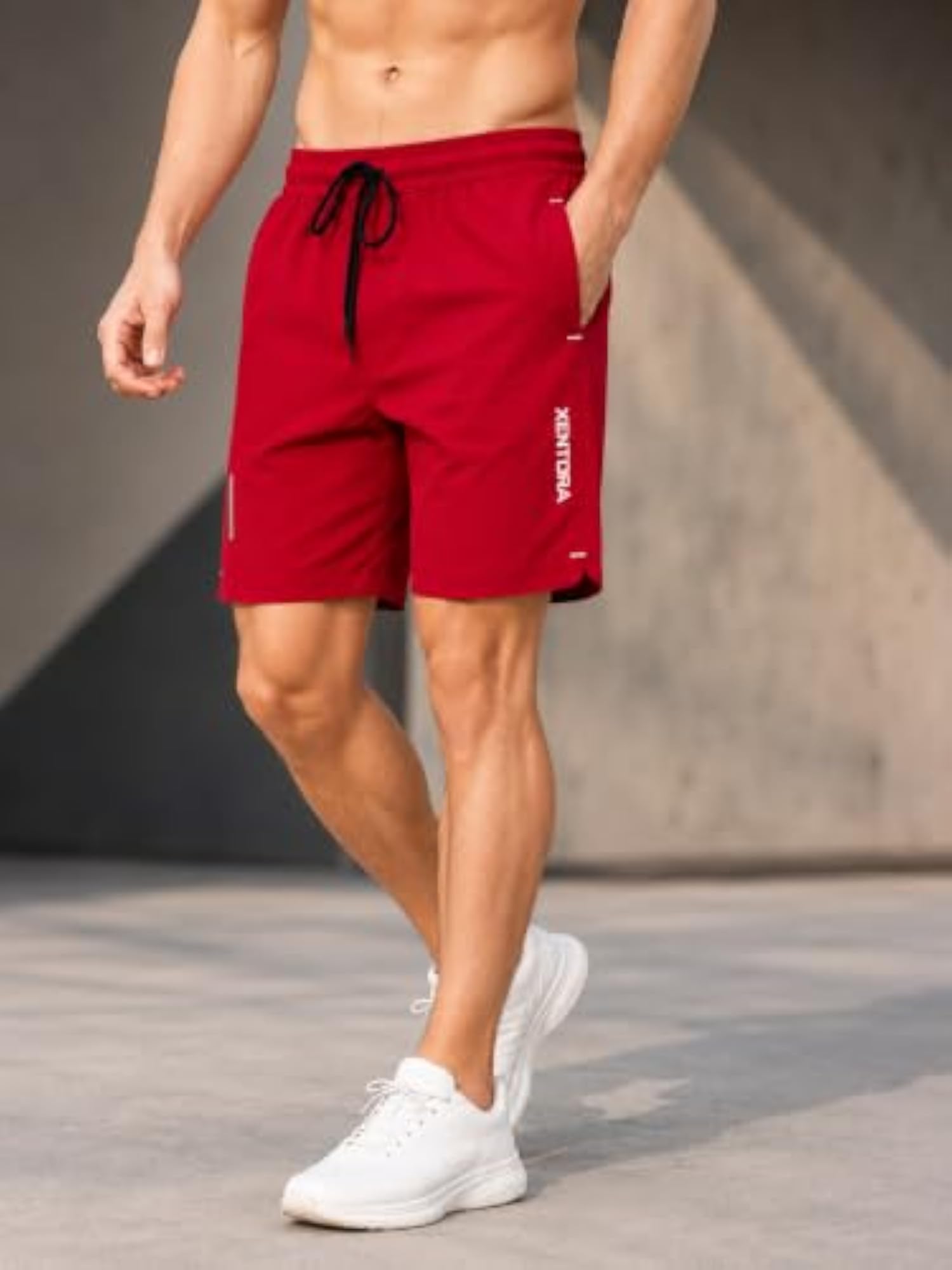 Men's Running Shorts with Drawstring