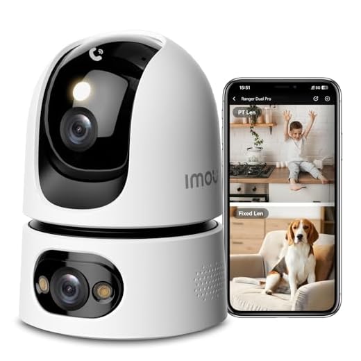 Dual-Lens 360° Indoor Security Camera