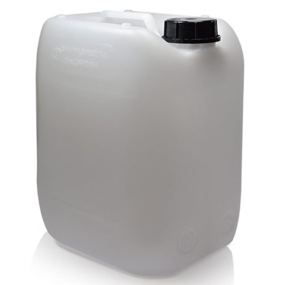 Ampulla 2 x 10L JERRY CAN - UN Approved Stackable Bottle Container + 51mm Tamper Evident Cap | Perfect for Storage of Water Liquid NATURAL