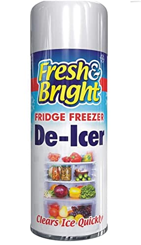SDMAX 200ml De-Icer Spray, Quick Ice Remover Anti-Bacterial Fridge Freezer Anti-Bacterial Speed Up Defrost Cleaner, Fridge Cleaner, Freezer De-Icer Spray, 1X