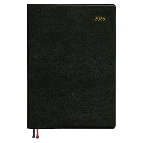 ダイゴー 手帳 2026年 スケジュール帳 アポイント ウィークリー バーチカル B6 ブラック E2318 2025年 9月始まりのサムネイル