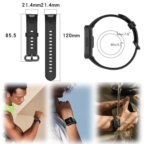 Correa compatible para Xiaomi Redmi Watch 2 Lite de silicona miniatura 6