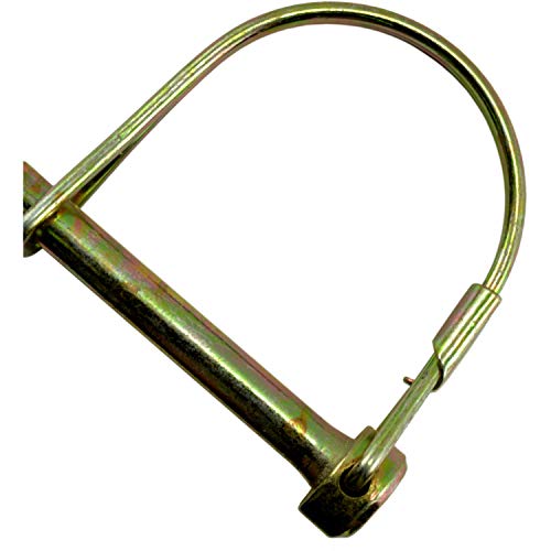 Cierre pasador de seguridad 1/4 x 2 con cable redondo lock para evitar pérdidas, kit de 5 2