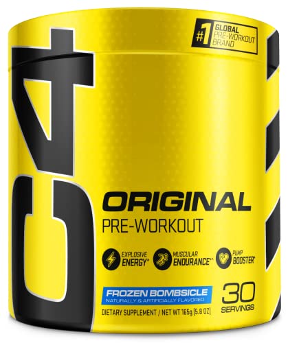 Cellucor C4 Original Pre Workout Powder Frozen Bombsicle Sugar Free Preworkout Energy For Men & Women 150Mg Caffeine + Beta Alanine + Creatine - 30 Servings (Packaging May Vary) #TOP30